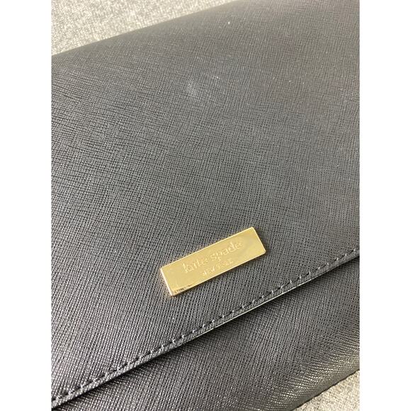 KATE SPADE PURSE Laurel Way Greer Black Saffiano Leather Chain Bag - Picture 2 of 8